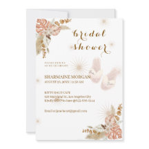Invitation de la douche nuptiale Boho Bliss