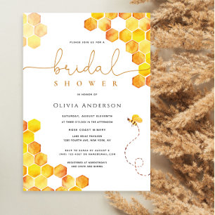 Invitation de la douche nuptiale de miel Bumble Be
