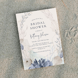Invitation de la douche nuptiale de plage Ocean