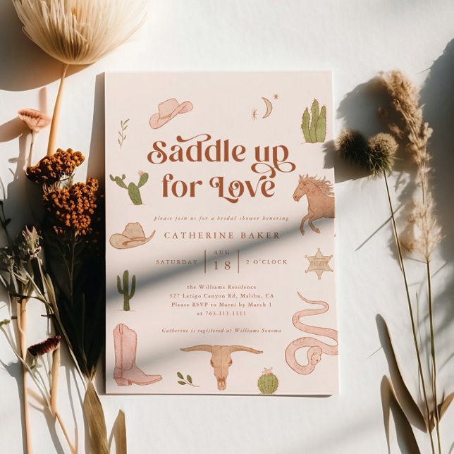 Invitation de la douche nuptiale occidentale (Créateur téléchargé)