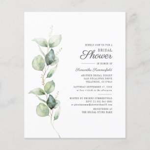 Invitation de la douche nuptiale succulente Eucaly