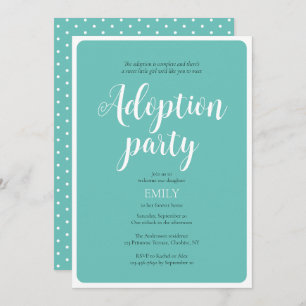 Invitation de la Faire-part d'adoption