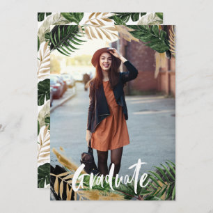 Invitation de la faire-part de remise de diplômes