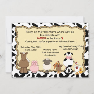 Invitation de la ferme Yee-Ha