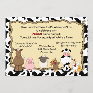Invitation de la ferme Yee-Ha