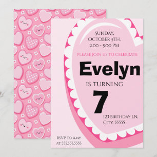 Invitation de la fête Anniversaire de enfant de fi