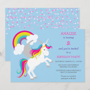 Invitation de la fête Anniversaire de enfant de la