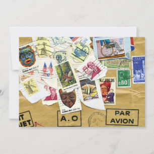 Invitation de la fête d'adieu de la collection de