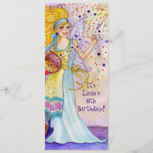 invitation de la fête d'anniversaire Confetti Fair