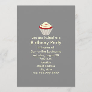 Invitation de la fête d'anniversaire de Red Velvet