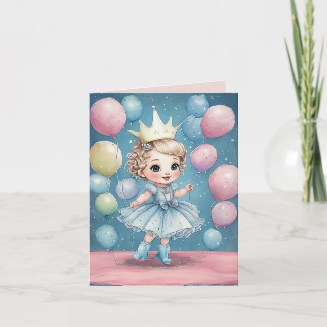 Invitation de la fête d'anniversaire enchantée de  (Devant)