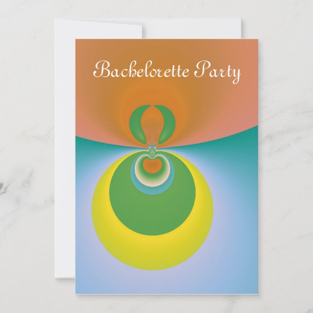 Invitation de la fête de bachelorette - Customisé (Devant)