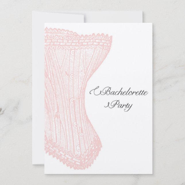 Invitation de la fête de bachelorette personnalisé (Devant)