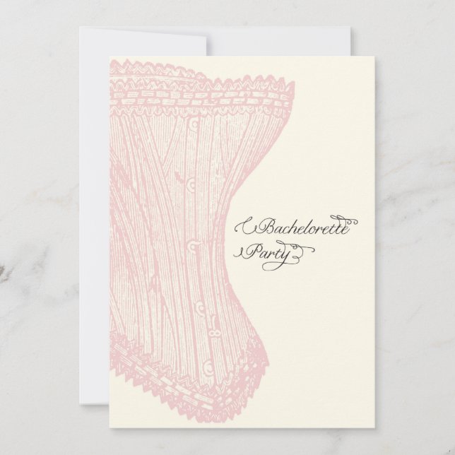Invitation de la fête de bachelorette sur mesure (Devant)