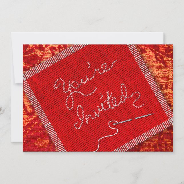 INVITATION DE LA FÊTE DE COUVERTURE/REQUÊTE - TISS (Devant)