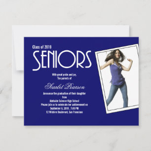 Invitation de la fête de fin d'études secondaires 