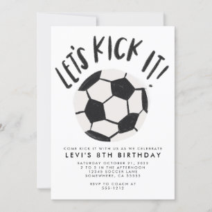 Invitation de la fête de football