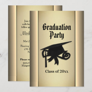 Invitation de la fête de graduation