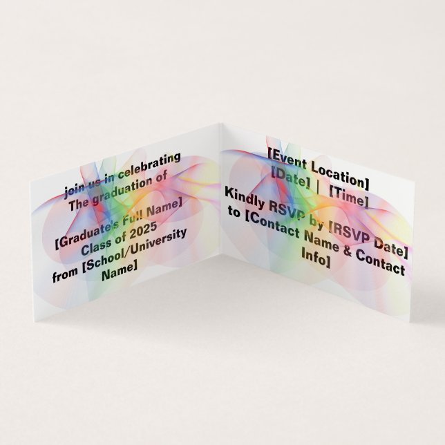 Invitation de la fête de graduation (Intérieur)
