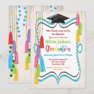 Invitation de la fête de graduation