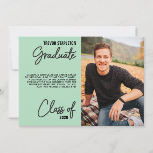 Invitation de la fête de graduation 2022