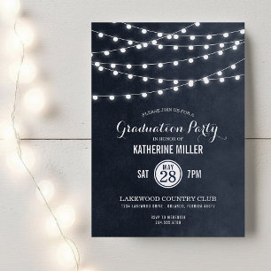 Invitation de la fête de graduation de la chaîne d