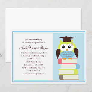 Invitation de la fête de graduation de la Chouette