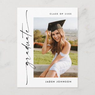 Invitation de la fête de graduation de la photo mo