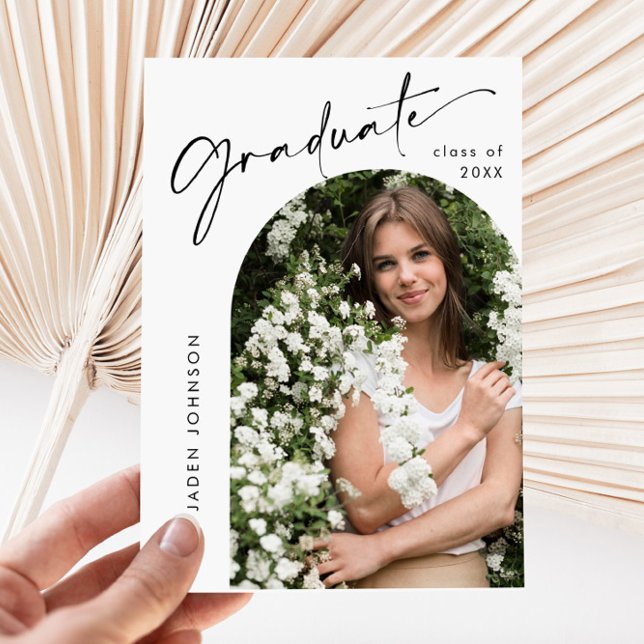 Invitation de la fête de graduation de la photo mo (Créateur téléchargé)