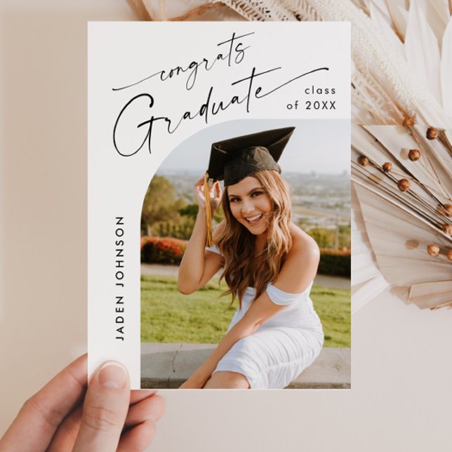 Invitation de la fête de graduation de la photo mo (Créateur téléchargé)