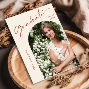 Invitation de la fête de graduation de la photo mo