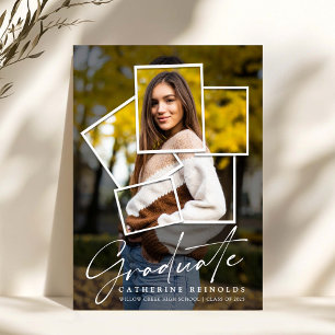 Invitation de la fête de graduation de la photo mo