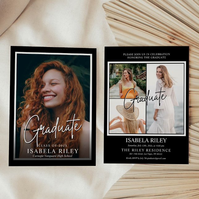 Invitation de la fête de graduation moderne (Créateur téléchargé)