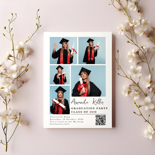 Invitation de la fête de graduation moderne (Créateur téléchargé)