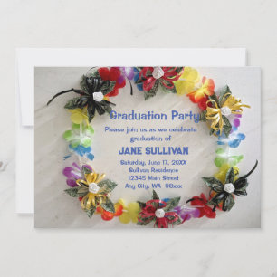 Invitation de la fête de graduation - Money lei de