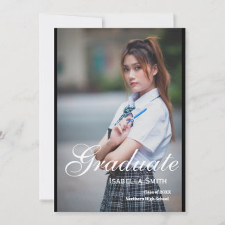 Invitation de la fête de graduation personnalisée