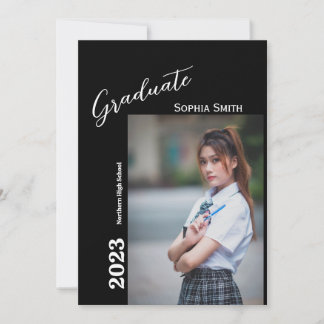 Invitation de la fête de graduation personnalisée