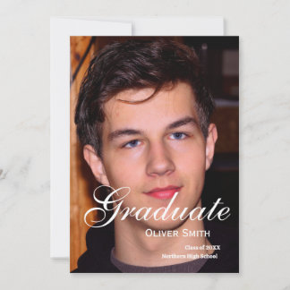 Invitation de la fête de graduation personnalisée