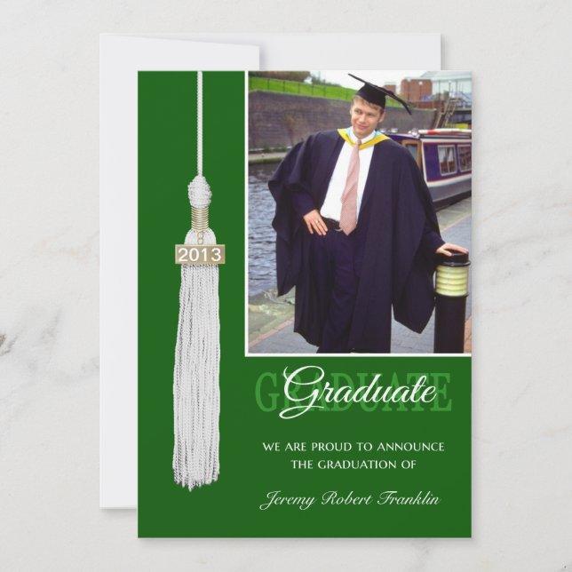 Invitation de la fête de graduation personnalisée  (Devant)
