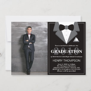 Invitation de la fête de graduation, Tuxedo
