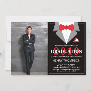 Invitation de la fête de graduation, Tuxedo