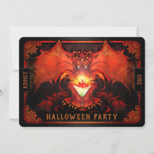 Invitation de la fête de Halloween