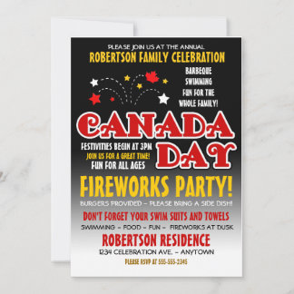 Invitation de la fête de la famille de la fête du