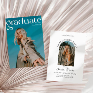 Invitation de la Fête de la graduation moderne, Di