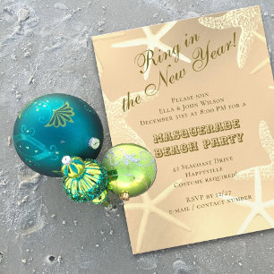 Invitation de la fête de la plage de Eve Beach de 