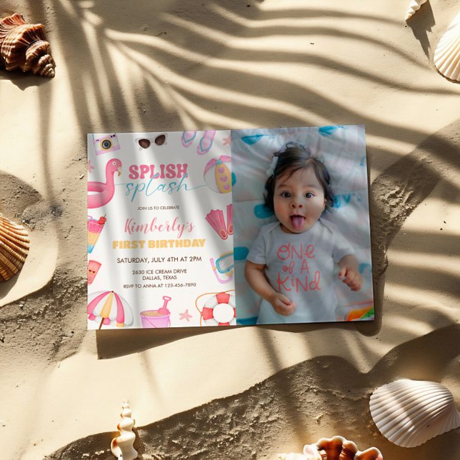 Invitation de la fête de la poule, Splish Splash P (Créateur téléchargé)