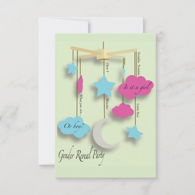 Invitation de la Fête de la Révélation de genre (Devant)