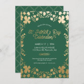 Invitation De Partie Du Jour De St Patrick Carte Zazzle Fr