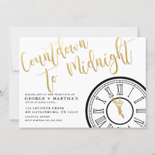 Invitation de la fête de la Saint-Sylvestre