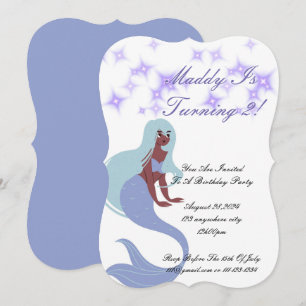 Invitation de la Fête de la Sirène pour les filles